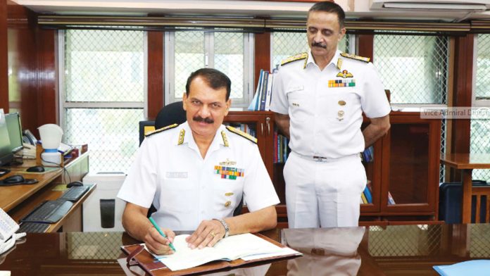 Vice Admiral Dinesh Kumar Tripathi appointed chief of naval staff 